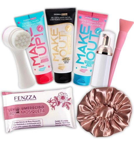 Kit Limpeza De Pele Completo C/ Escova E Espumador Skincare