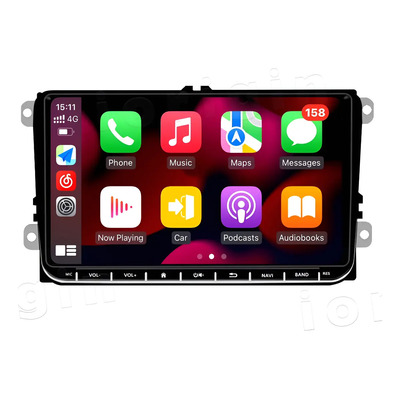 Autoradio Carplay Para Volkswagen Jett Polo Vento Bora Golf | Meses sin interés