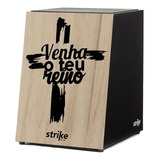 Cajon Acústico Strike Sk5038 Cruz