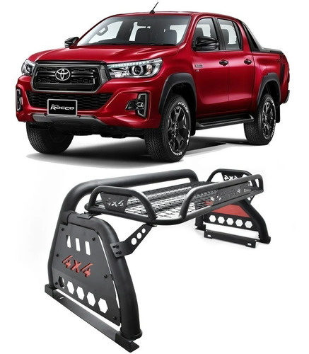 Roll Bar Toyota Hilux Con Canastilla 4x4 2016 2017 2018 2019