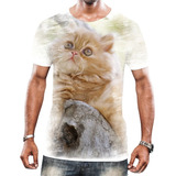 Camiseta Camisa Felinos Gatos Persas Raça Pura Animais Hd 5