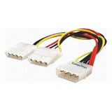 Zfte01 Multiplique Conexion Poder Molex Ide X2 Computoys