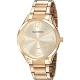 Relogio Mondaine Feminino 53821lpmvde1 Dourado Folheado