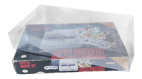 1pç Caixa Protetora P/ Console Super Nintendo (super Set)