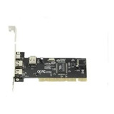 Placa Pci Firewire 1394 3 Portas 6 Pinos + 1 Porta 4 Pinos