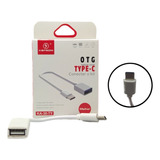 Cabo Otg Kapbom Usb Para Tipo C Branco - Ka-30-ty