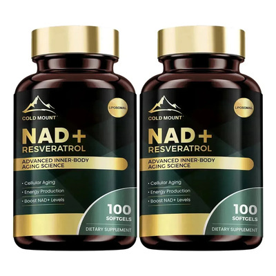 2x Nad+ Resveratrol Apoyo Con Fórmula Liposomal 200 Cápsulas | Envío gratis