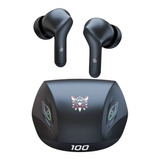 Audífonos In-ear Gamer Inalámbricos Onikuma T33 Negro Con Luz Led