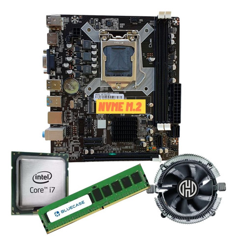 Kit Upgrade Gamer Placa Mãe Lga1150 Processador I7 8gb Ddr3