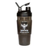 Coqueteleira Shaker Academia  Darkness 1 Litro + Mola Inox