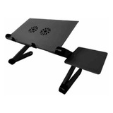 Mesa Plegable Portátil Para Notebook 2 Ventiladores Pc