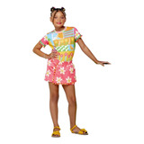 Conjunto De Short E Blusa Infantil Para Meninas Estampada