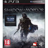 La Tierra Media: Shadow Of Mordor Ps3 Juego Original