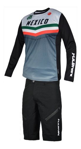 Bermuda Y Jersey  Nineth De Ciclismo Enduro Mtb Troy Fox Red