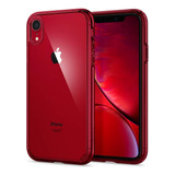 Funda Spigen Ultra Hybrid Cristal Para iPhone XR Rojo