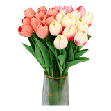 10 Set Tulipán Simulación Flores Flores Falsas Decoración