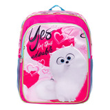 Mochila Primaria Gidget El Mundo Secreto De Tus Mascotas Ruz Color Rosa Diseño De La Tela Liso