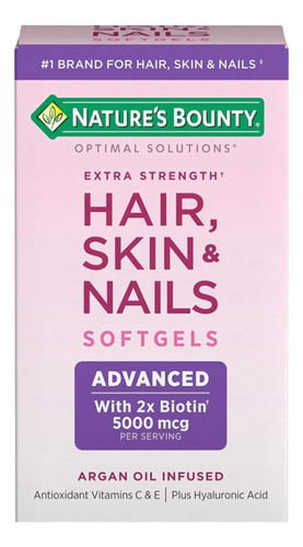 Biotina Pelo Piel Uñas Fuertes  Hair Skin & Nails 250