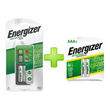 Cargador Mini Energizer + 2 Aa + 2 Aaa Pilas Recargables
