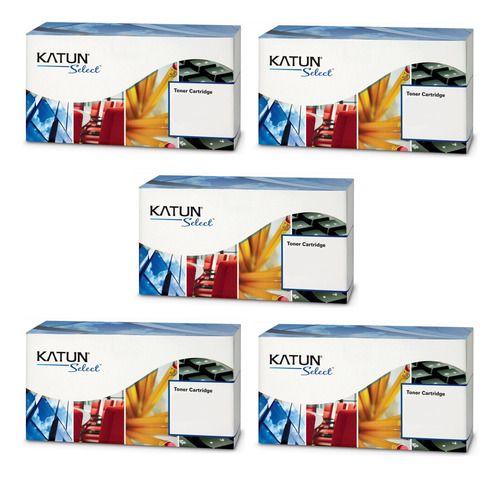 5 Pack Tóner Premium Katun Compatible Con Canon 121 D1620