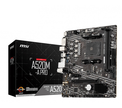 Tarjeta Madre Msi A520m-a Pro Socket Am4