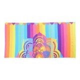 Toallon Playero  Mandala Colores Microfibra 70x150cm Aprox