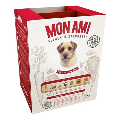 Mon Ami Alimento Seco Perros Razas Pequeñas Medianas 3kg Mix Protege Salud Oral | Envío gratis