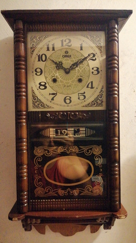 Reloj De Pared Antiguo 50 O 60 Años De Antigüedad 