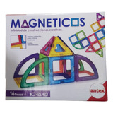 Bloques Magneticos 16 Piezas Antex