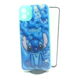 Case Stitch + Mica Cristal Para Samsung Galaxy A04e