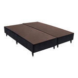 Base Sommier Camurça Preto Super King (193x203x30) - Ortobom