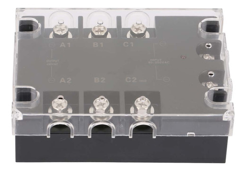 Relé De Estado Sólido Trifásico Tsr-25aa H Ssr Ac A Ac 25a