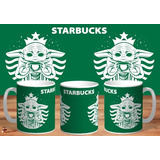 Taza De Ceramica Baby Yoda Starbucks Cafe 4k Art