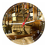 Relógio De Parede Direito Advocacias Decorar Gg 50 Cm 010