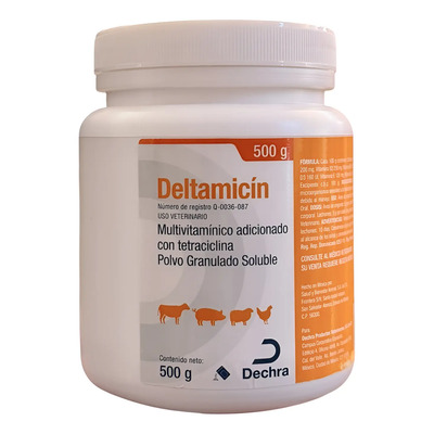 Deltamicín Multivitamínico Aves 500 Gr | Envío gratis