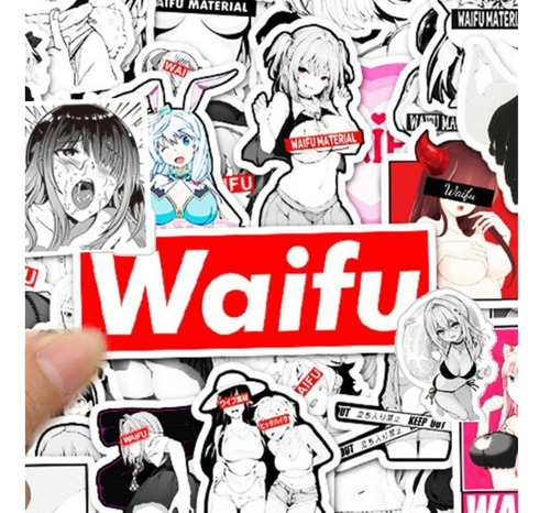 100 Pegatinas Calcomanías Stickers Calca Adultos Anime Waifu