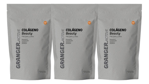 Pack X3 Colageno Beauty Granger Naranja 250 G