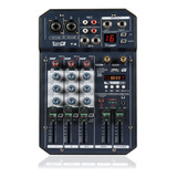 Mezclador Análogo 4 Canales Pro Dj T4 / Mixer