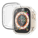 Capa De Silicone 360 Para Applwatch Ultra - Cobre A Tela