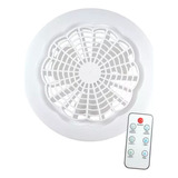 Foco Led Ventilador 30w Control Remoto Luz Blanca