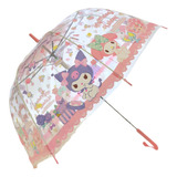 Paraguas Infantil Automático Transparente Kuromi