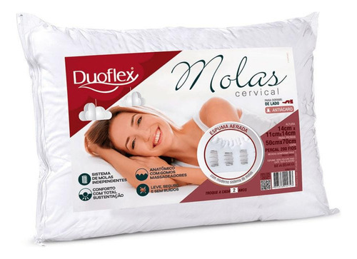 Travesseiro Duoflex Mn2101 Molas Cervical