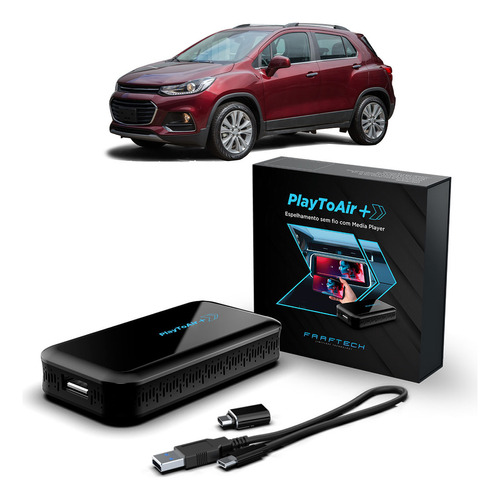 Espelhamento Carplay Sem Fio Player Playtoair+ Tracker