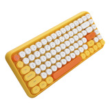 Teclado Inalámbrico Ajazz, Bluetooth, 84 Teclas, Retro, Redo