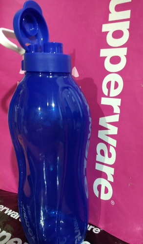 Tupperware Botella Eco Twist Con Pico 2lt Azul Y Celeste