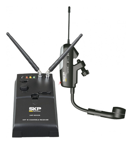 Microfono Inalambrico Para Saxo Trompeta Skp Uhf-4000s
