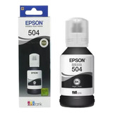 Refil Garrafa Tinta Preta Epson Original T504 