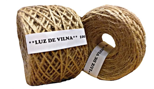 Hilo Yute 200m X 2mm  Crochet Artesanias Decorar  Guirnaldas