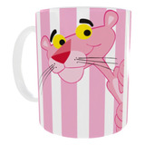 Taza - Tazón De Cerámica Sublimada: La Pantera Rosa