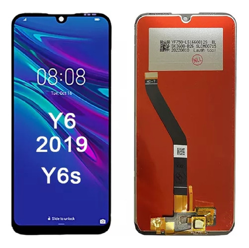 Pantalla Display Touch Huawei Y6 2019 Mrd-lx3 Negro 